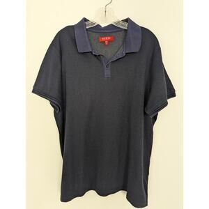 Guess Men's Polo Shirt in Navy Blue Size XL Old Money Business Casual